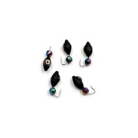 Мормышка ЯМАН вольф. бн Овсинка с мед. кор. d-3мм 0,7г кристалл хамел.