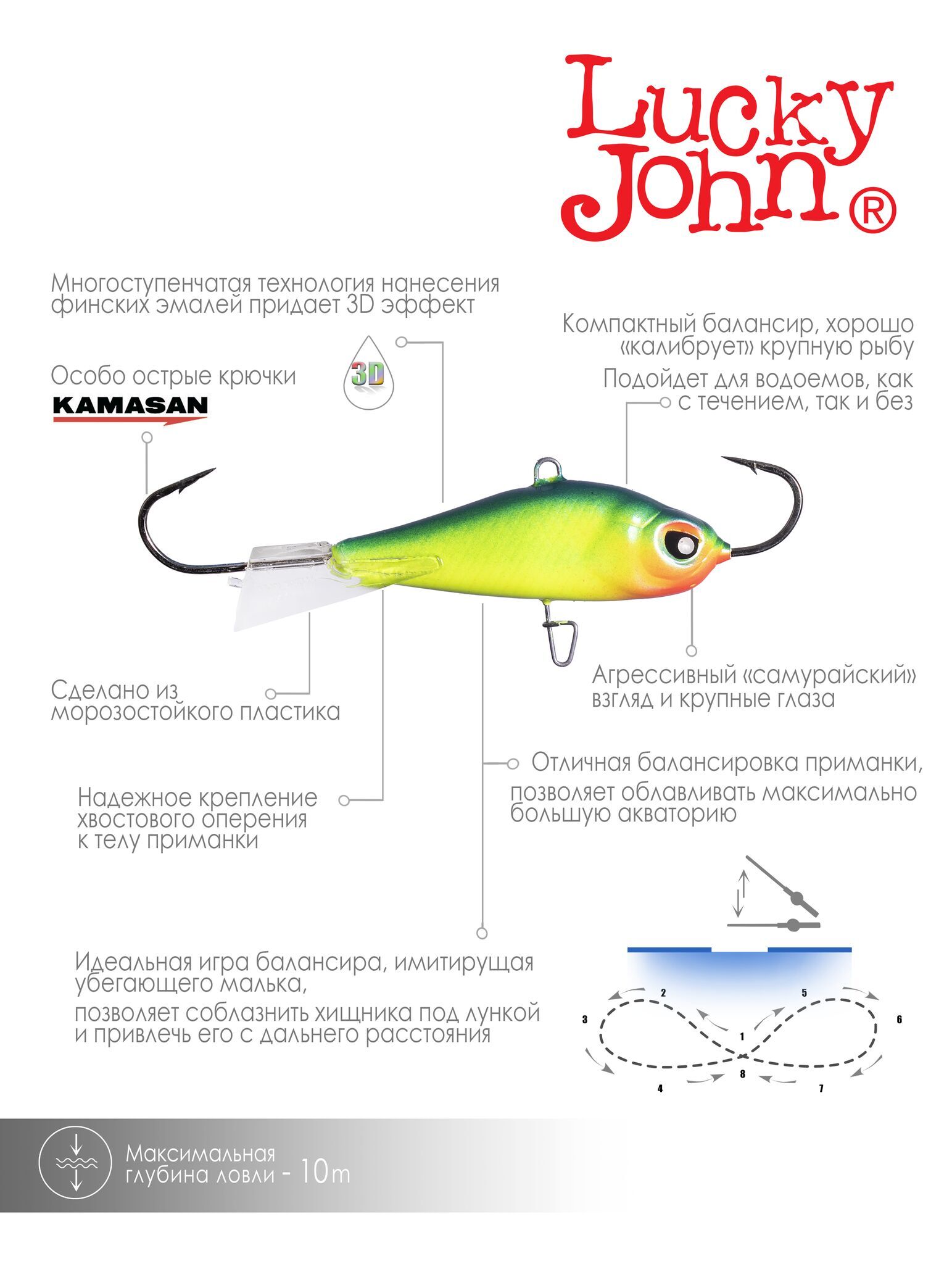 Балансир LUCKY JOHN Baltic №5, цвет 29, арт. 61500-29 2