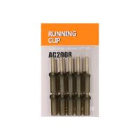 Клипса ORANGE силиконовая для скользящего монтажа, цвет kh, в уп. 10 шт