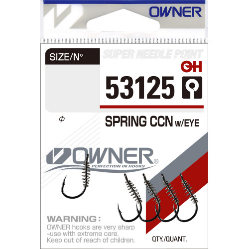 OWNER Крючок Spring Chinu w-Eye 1