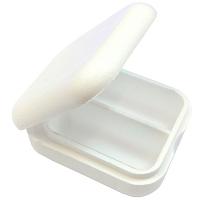 Мотыльница SLAVA прямоугольная двухкамерная большая, 120х70х30мм, пенопласт повышенной прочности 190