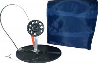 Набор оснащенных жерлиц в сумке, 5шт, ф180мм, алюминиевая стойка, катушка ф75мм