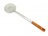 Шумовка для казана 47см с деревянной ручкой 1