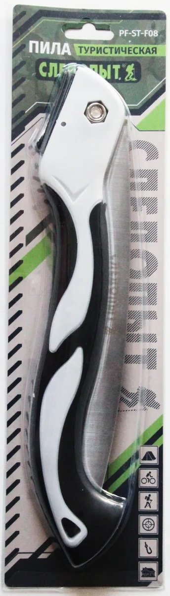 Пила Следопыт туристическая SCOUT лезвие 24см (складная, блистер) 2