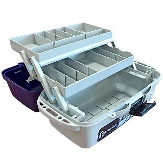 ЯЩИК 2-Х ПОЛОЧНЫЙ СЪЕМНЫЕ ПЕРЕГОРОДКИ 400Х195Х210ММ 2