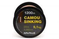 Монофильная леска для рыбалки Nautilus Camou Sinking line по 1200 м; 0.302 мм 1