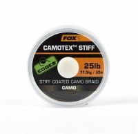 FOX жесткий поводковый материал в оплетке Camotex Stiff EDGES 20м 25