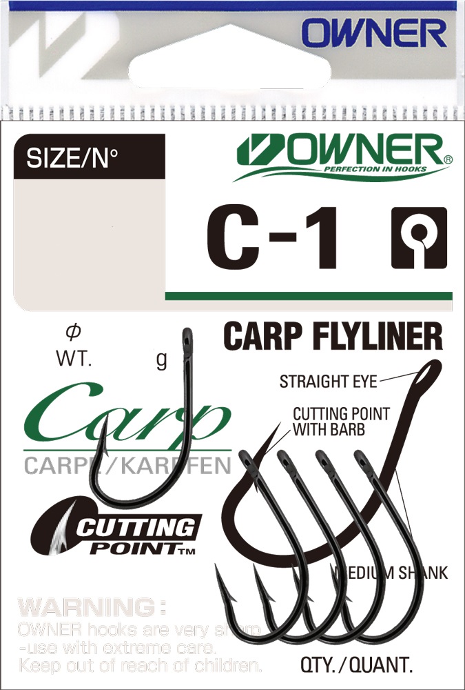 Крючок Owner 53261 (5106) C-1 Carp Flyliner № 1