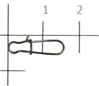 Застежка Gamakatsu Hyper EZ Snap Black Nickel, 