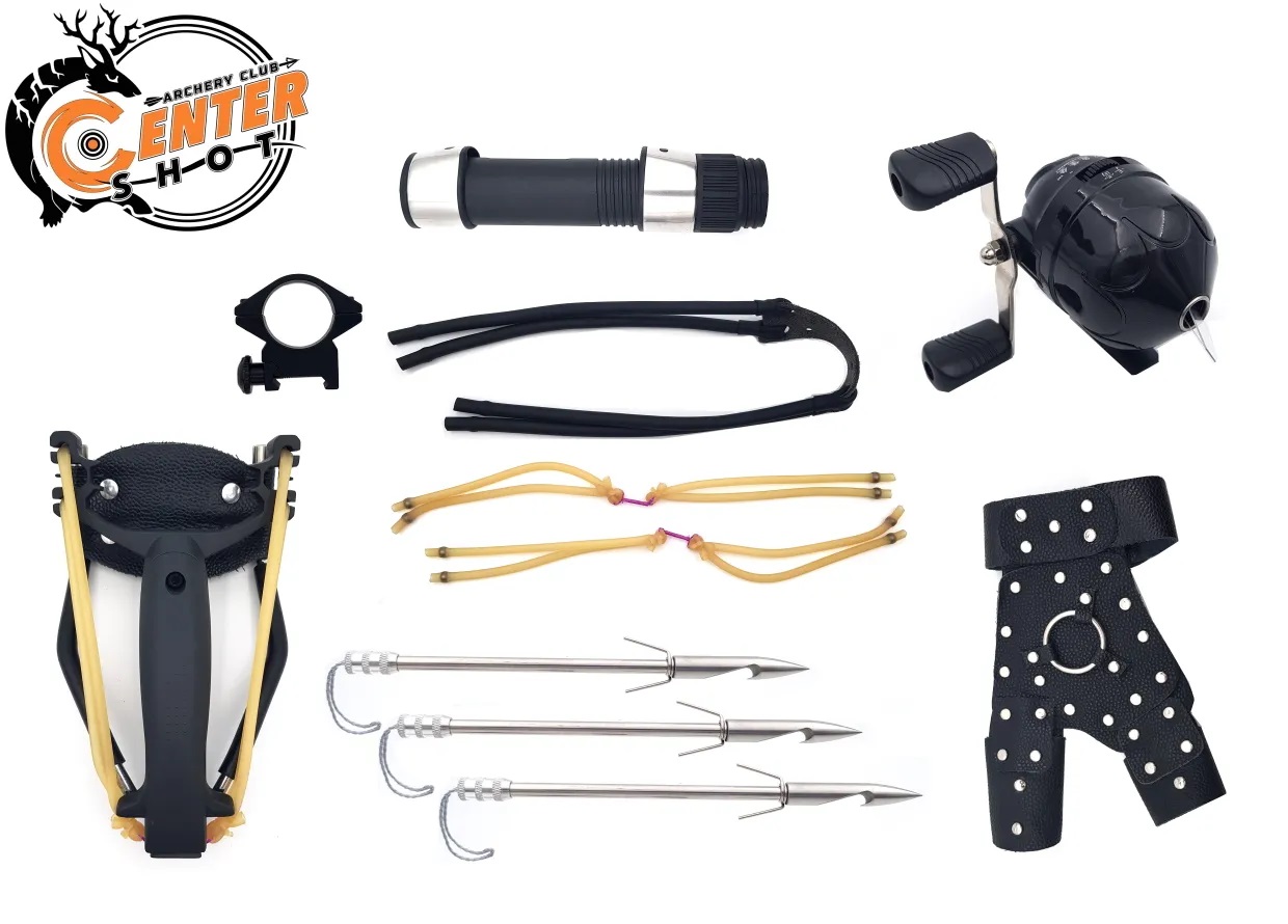 Рогатка CENTERSHOT с комплектом для боуфишинга