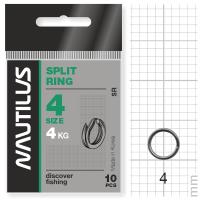 Кольцо Nautilus заводное Split ring  4мм тест 4кг