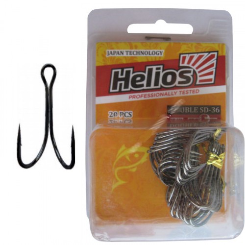 Крючок двойной Helios HS-SD-36