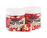 Плавающие бойлы Dynamite Baits Two Tone Fluro Strawberry & Сoconut Cream Pop-Ups (клубника и кокосовое молоко)