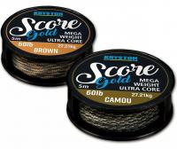 Лидкор тяжелый со свинцовым сердечником Kryston (Кристон) - Score Gold Heavyweight Leadcore Camou 27.2 кг  60 lb, 5 м