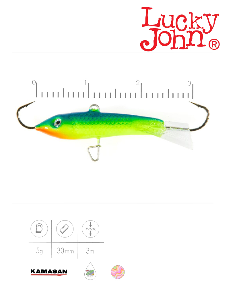 Балансир LUCKY JOHN Classic №3, цвет 29, арт. 81300-29 1