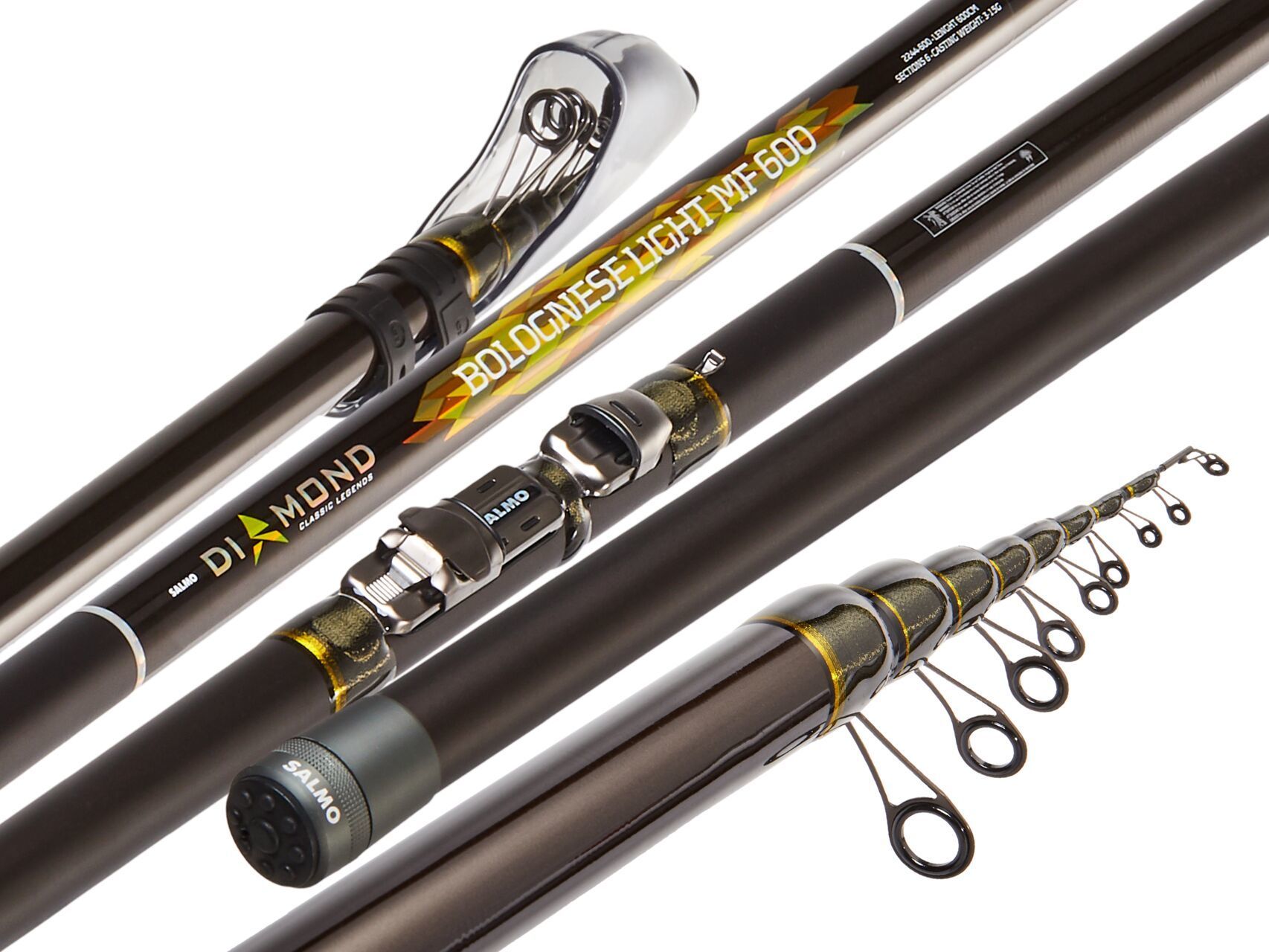 Удилище поплавочное с кольцами SALMO Diamond Bolognese Light Mf 6.00 2244-600 1