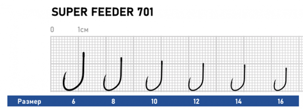 Крючок Dunaev Super Feeder 701 1