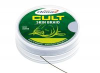 Поводковый материал в матовой оплетке Climax CULT SkinBraid 20lb 15 m camou green