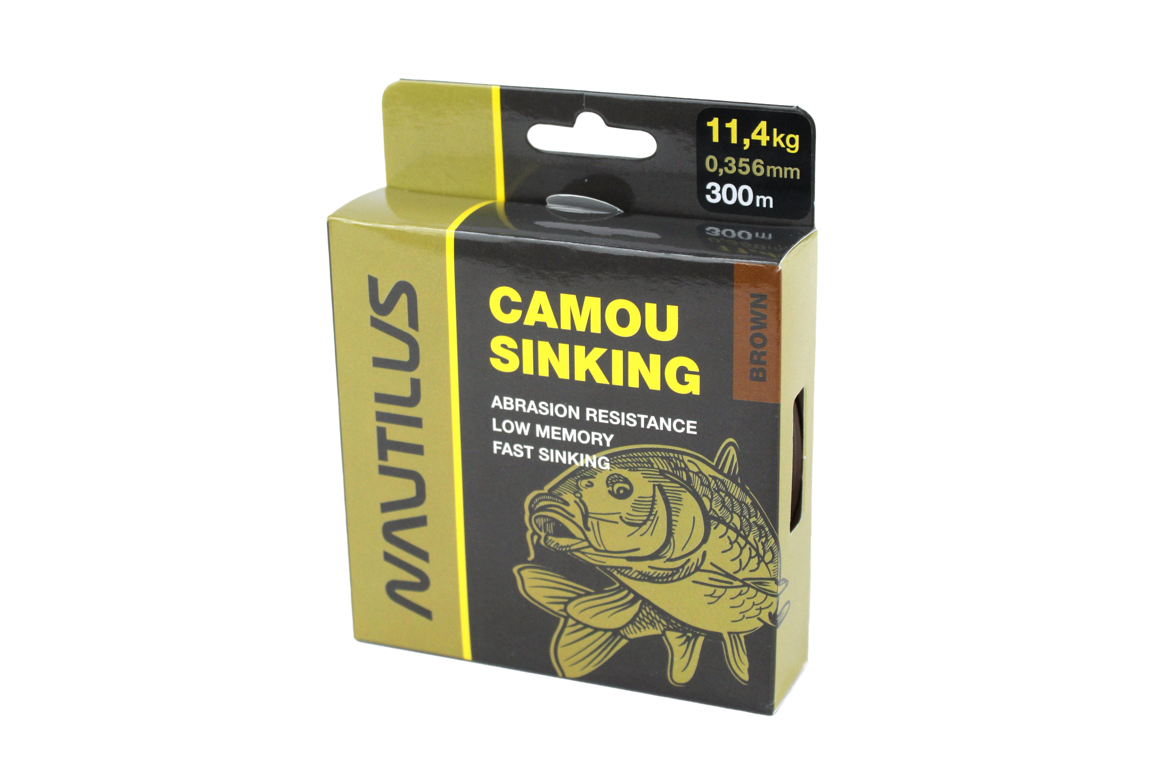 Леска Nautilus Camou Brown Sinking 300м 0.356мм 2