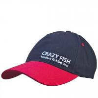 Кепка Crazy Fish Modern blue-red