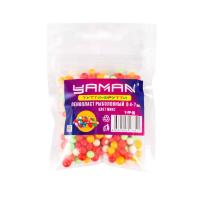 Пенопласт рыболовный Yaman Тутти-фрутти, d 4-7 мм, цв. Микс
