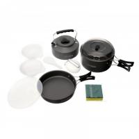 Набор посуды Carp Pro Camping Cookware Set в чехле из анодированной стали