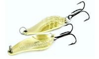 Блесна Колебалка Питер Атом малый 10гр цв. желтый-латунь