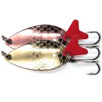 Блесна шумовая Namazu Jakiro 15гр. цвет 02-03 (латунь-медь)