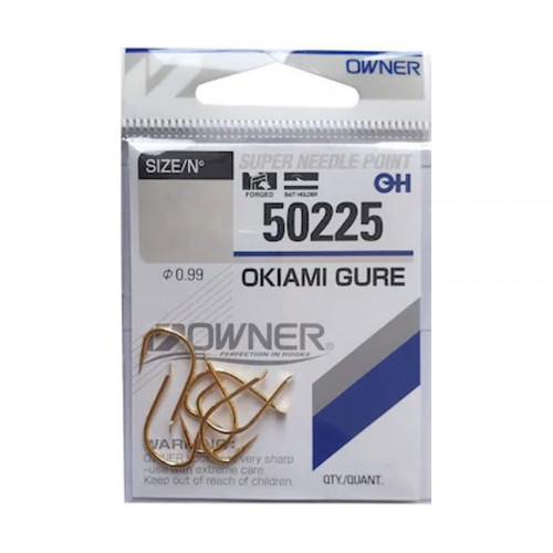 OWNER Крючок Okiami Gure gold 1 OWNER Крючок Okiami Gure gold 1