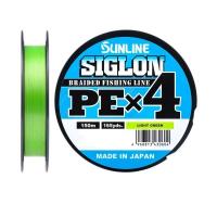 Шнур плетеный Sunline SIGLON PE×4 150м (Light Green)