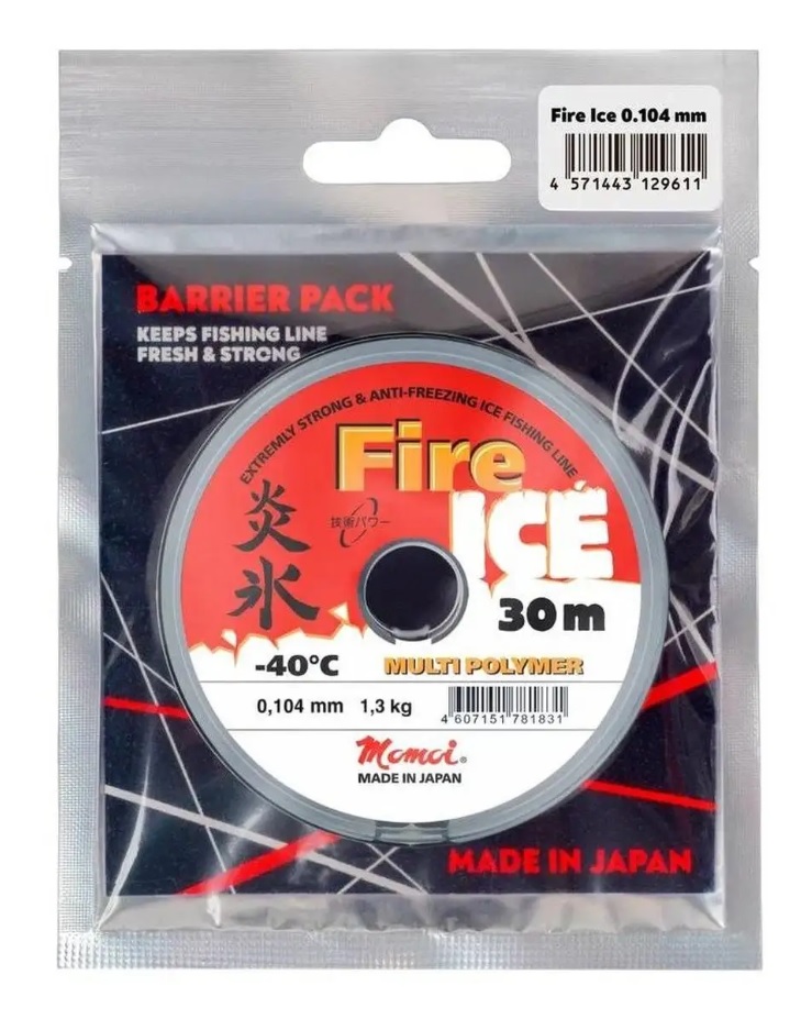 Леска Momoi Fire Ice 30м 0,104мм