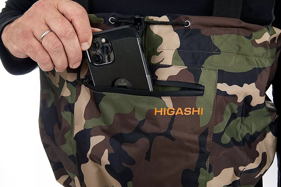 Вейдерсы HIGASHI Waterskin Camo pvc w felt boot (войлочная подошва) 2