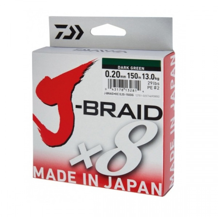 J-Braid X8 Dark Green